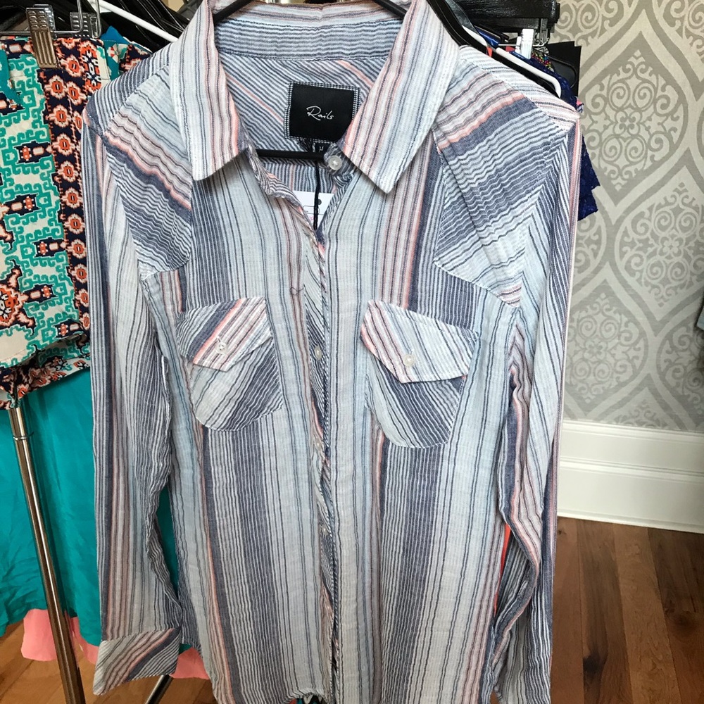 Rails LA Button Down